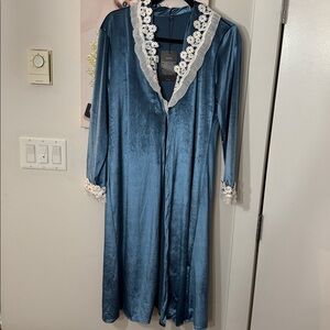 NWT 100% Silk Elegant Sleep Dress  with Lace Trim